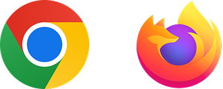 Chrome and Firefox Browser Logos